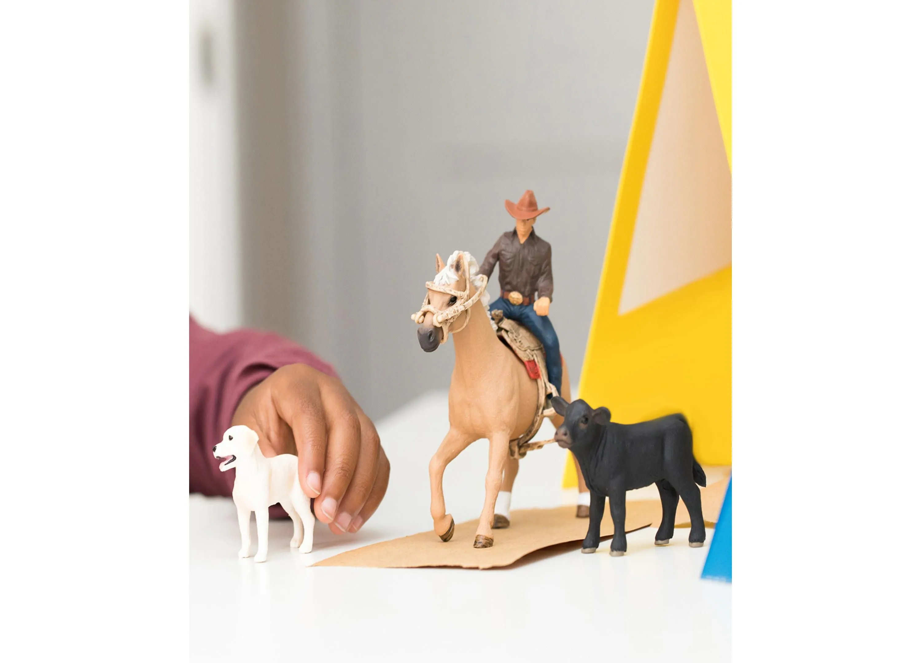 Schleich Farm World Western Riding Adventures Playset - 6 Pieces
