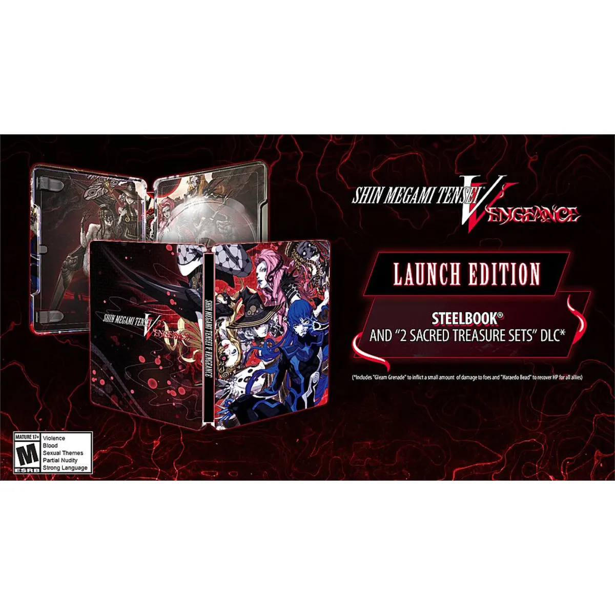 SEGA Shin Megami Tensei V: Vengeance Steelbook Launch Edition (Nintendo Switch)