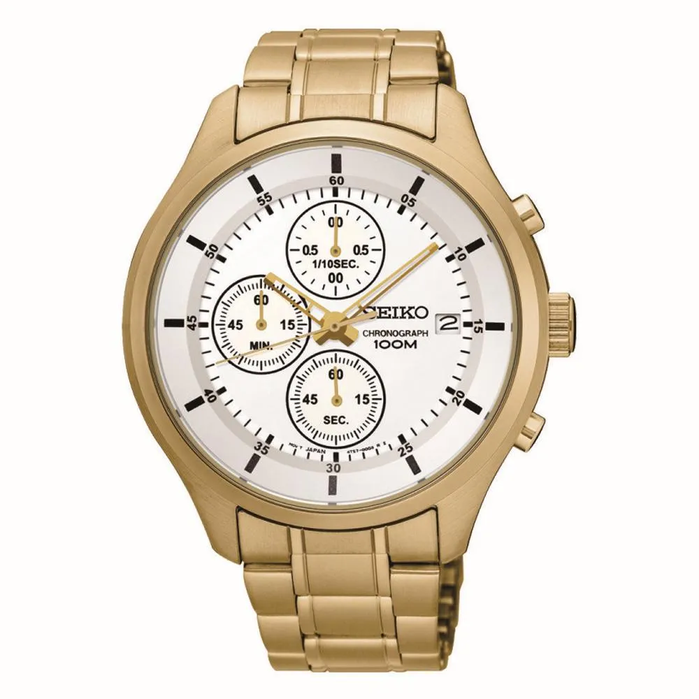 Seiko SKP544P1 Chronograph Water resistance depth: 100 Mens Watch