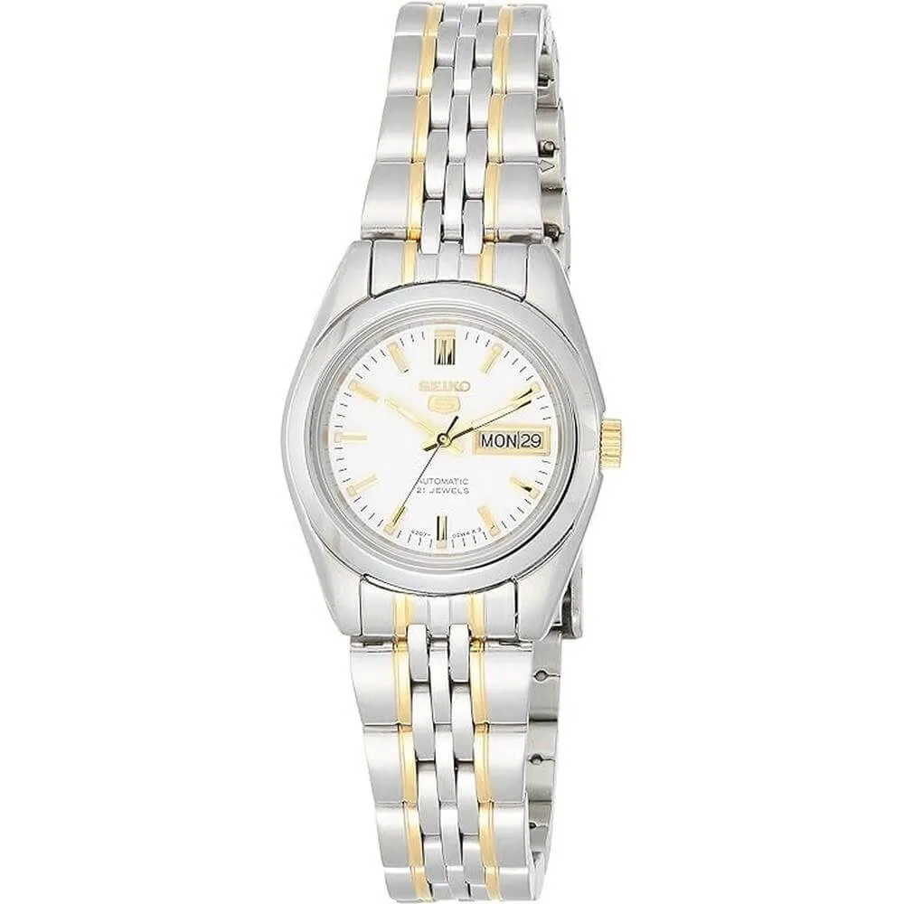 seiko Women's Quartz Watch. Analog Display and Stainless Steel Strap SYMA35K1