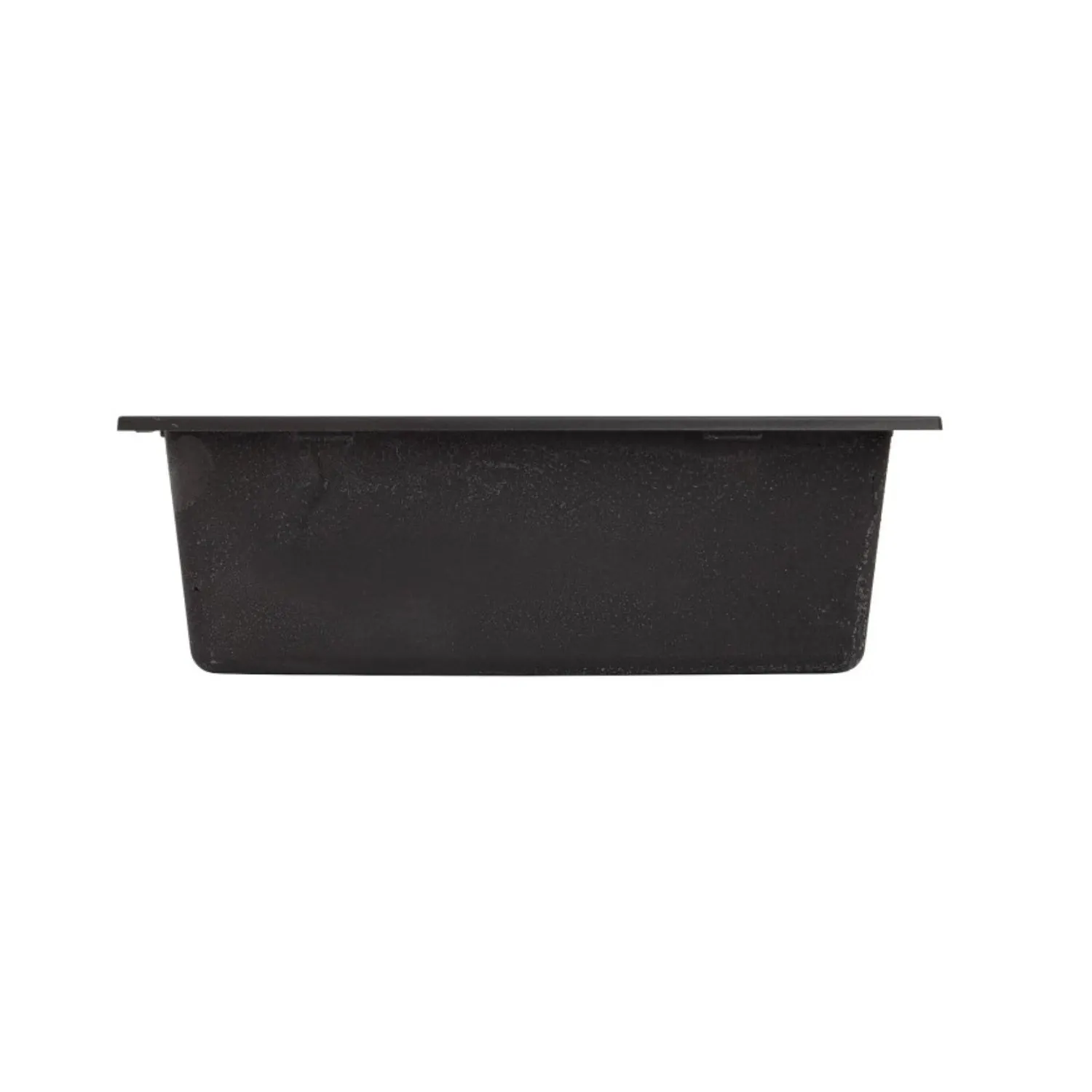 Signature Hardware 419631 Holcomb 22" Undermount Single Basin Granite Composite Kitchen Sink - Black