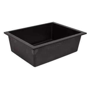 Signature Hardware 419631 Holcomb 22" Undermount Single Basin Granite Composite Kitchen Sink - Black