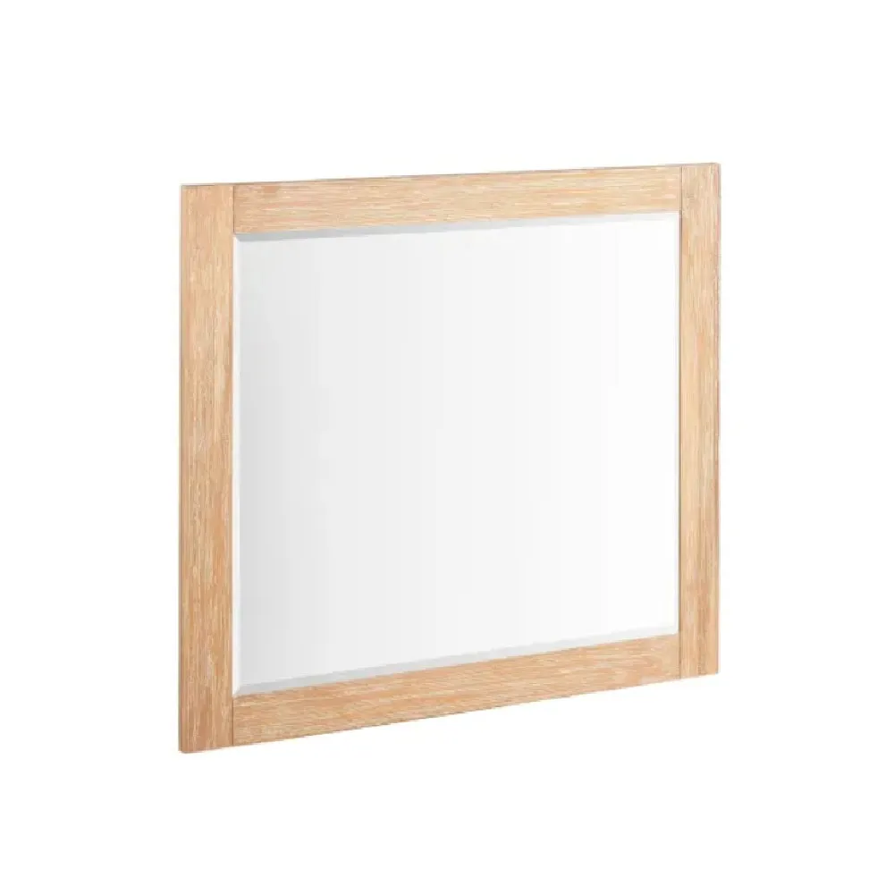Signature Hardware SH66234011DWB Fallbrook 34" W x 31-1/2" H Contemporary Rectangular Framed Bathroom Wall Mirror