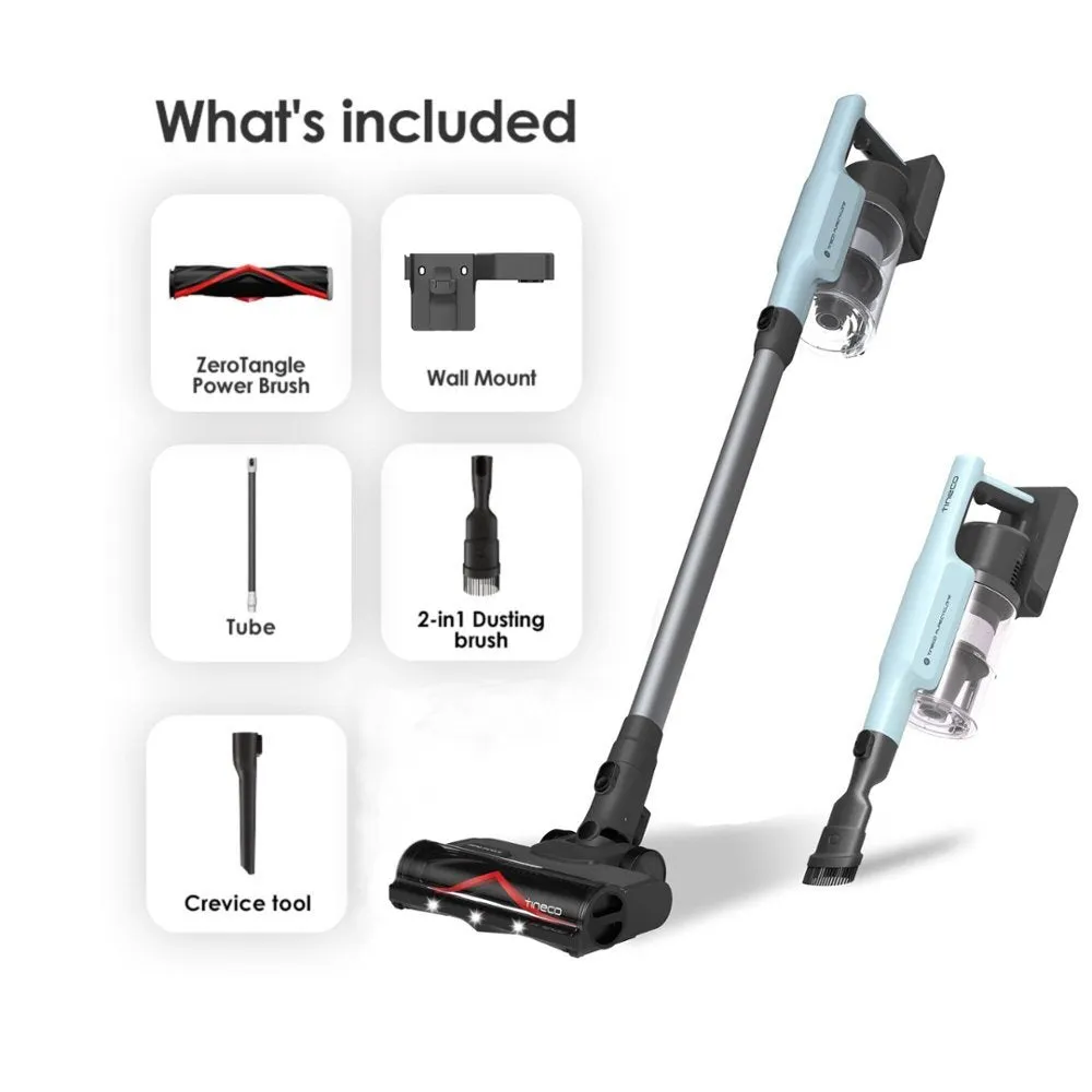 Tineco VS1D0300US GO Pet Cordless Stick Vacuum (GO303) - Powder Blue
