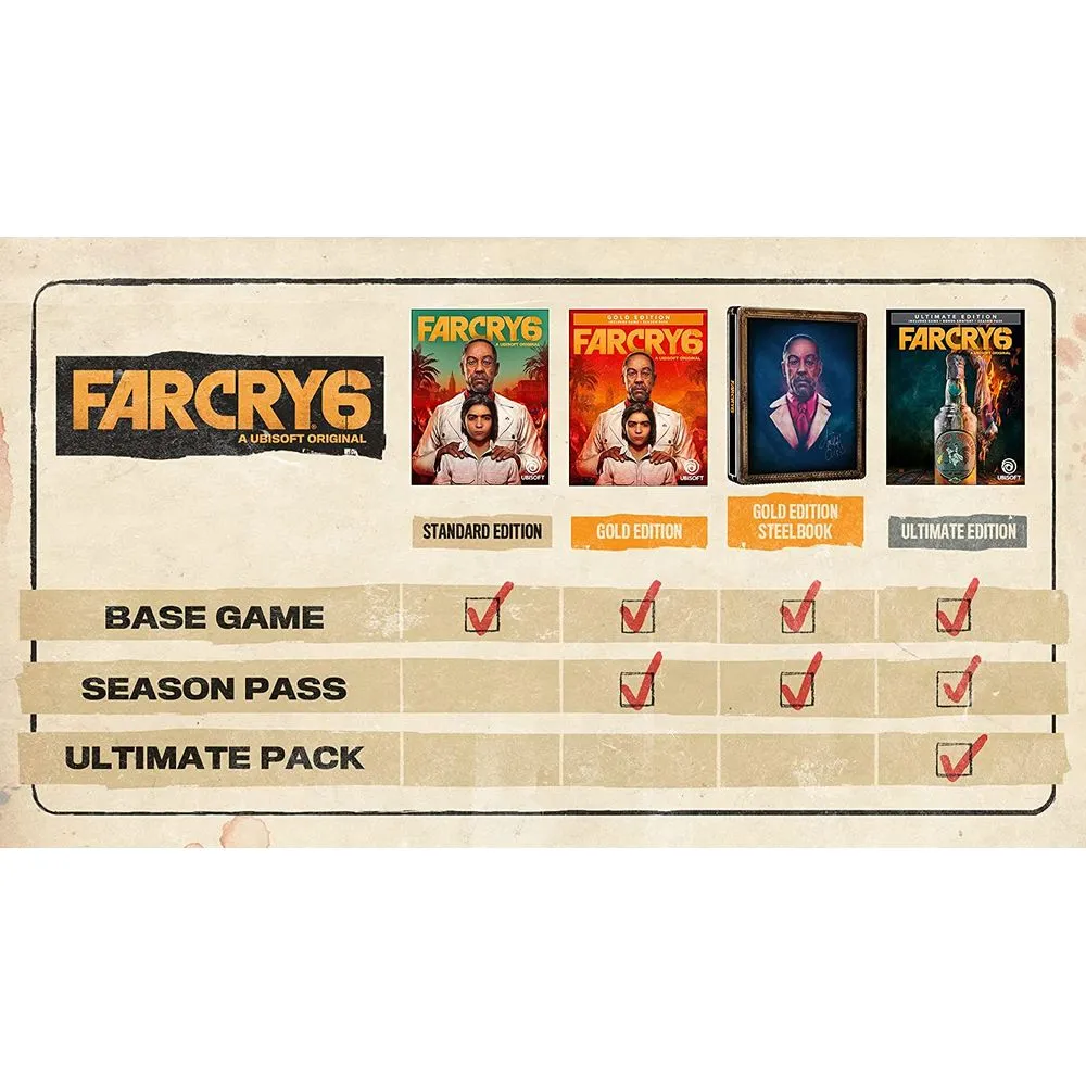 Ubisoft Far Cry 6 Xbox Series XS Xbox One Standard Ed (XB1)