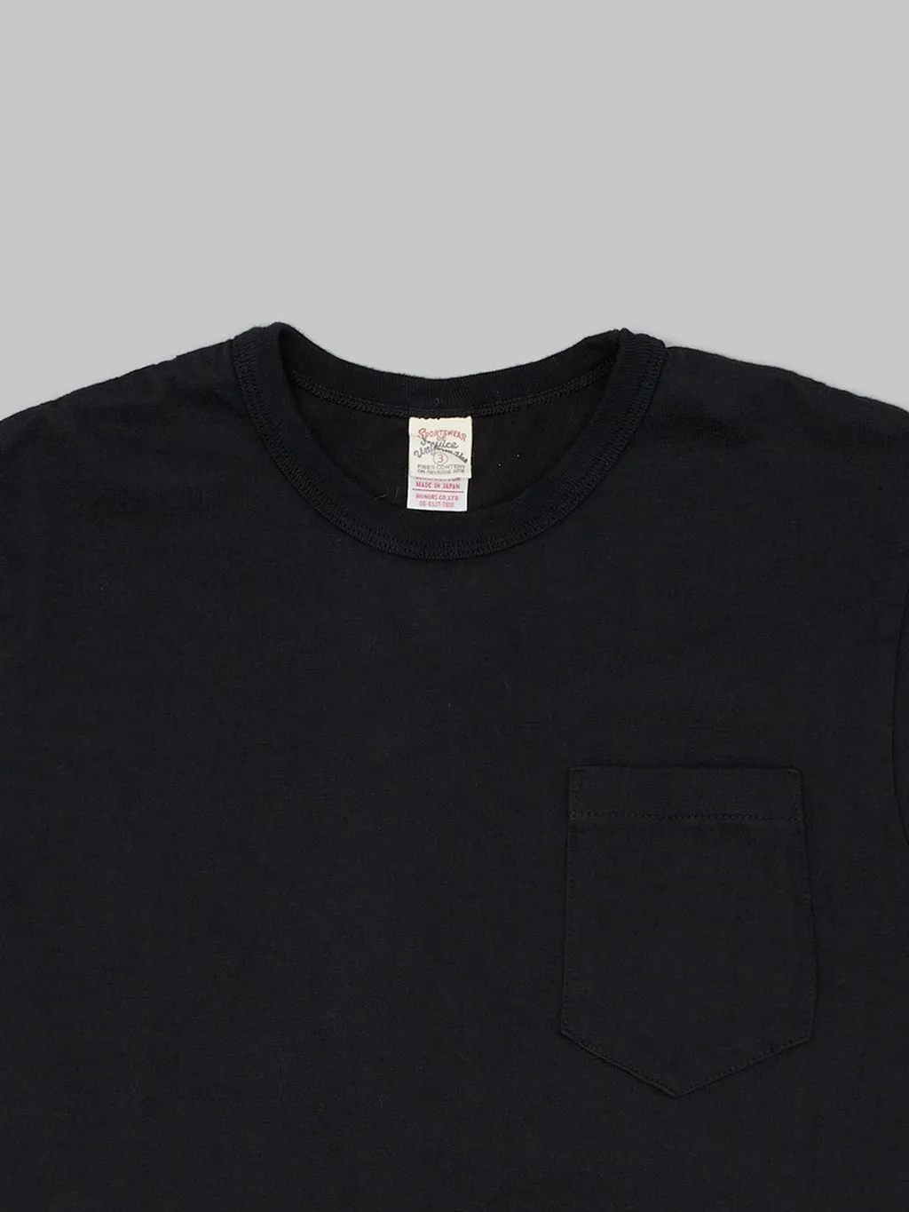 UES Ramayana Crew-Neck Pocket T-Shirt Black