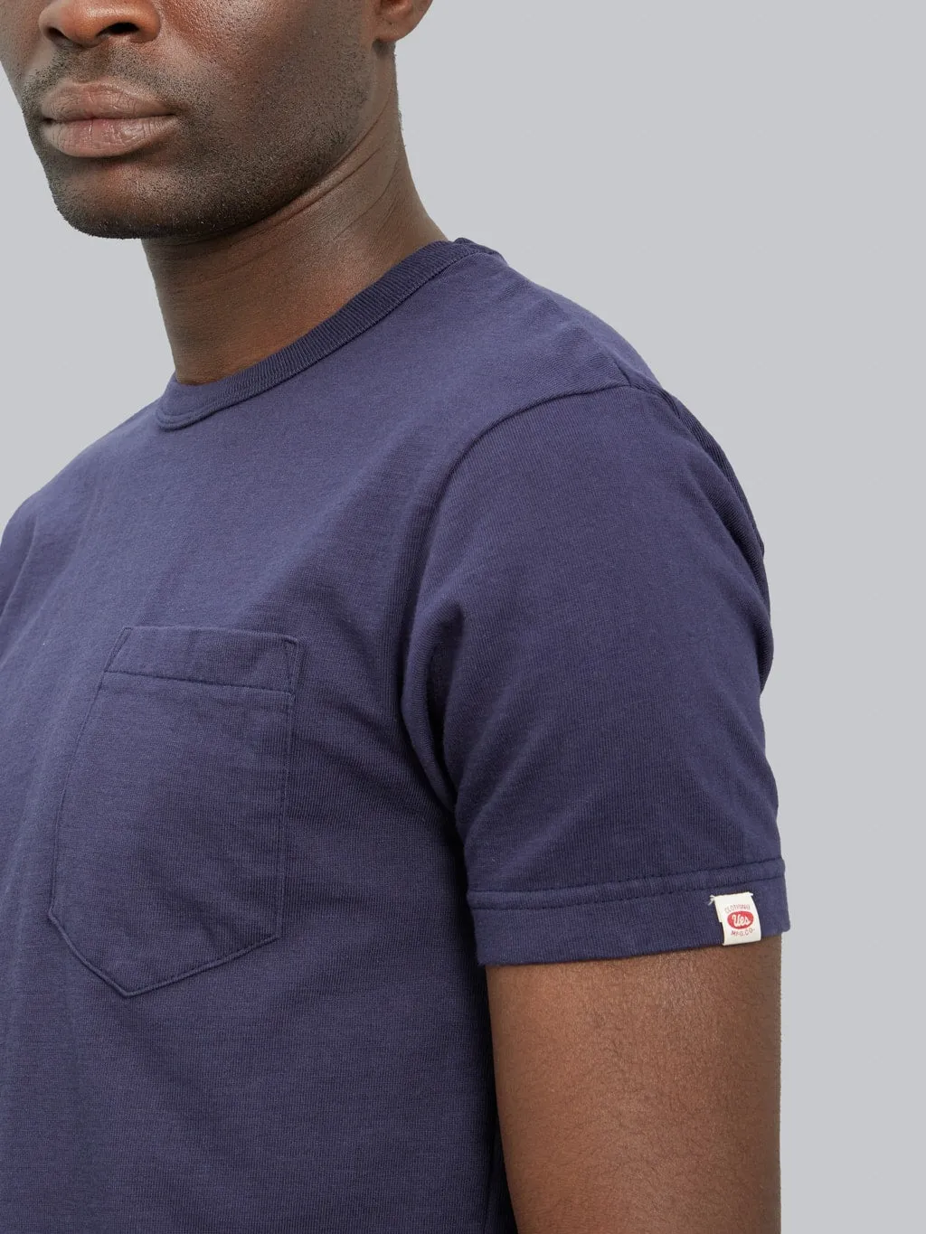 UES Ramayana Crew-Neck Pocket T-Shirt Navy