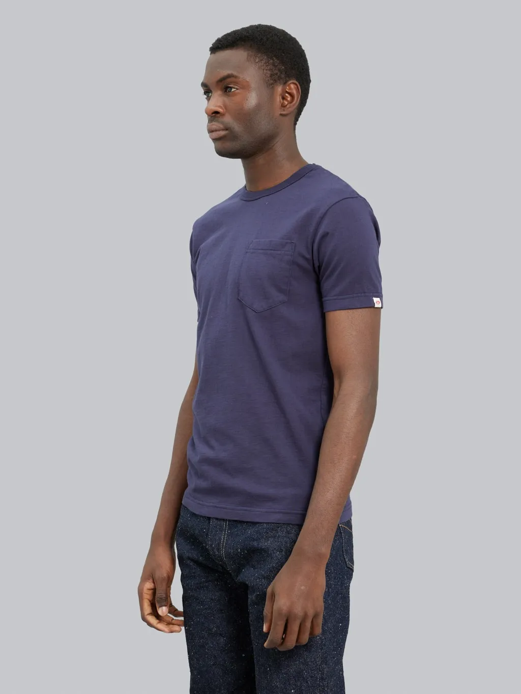 UES Ramayana Crew-Neck Pocket T-Shirt Navy