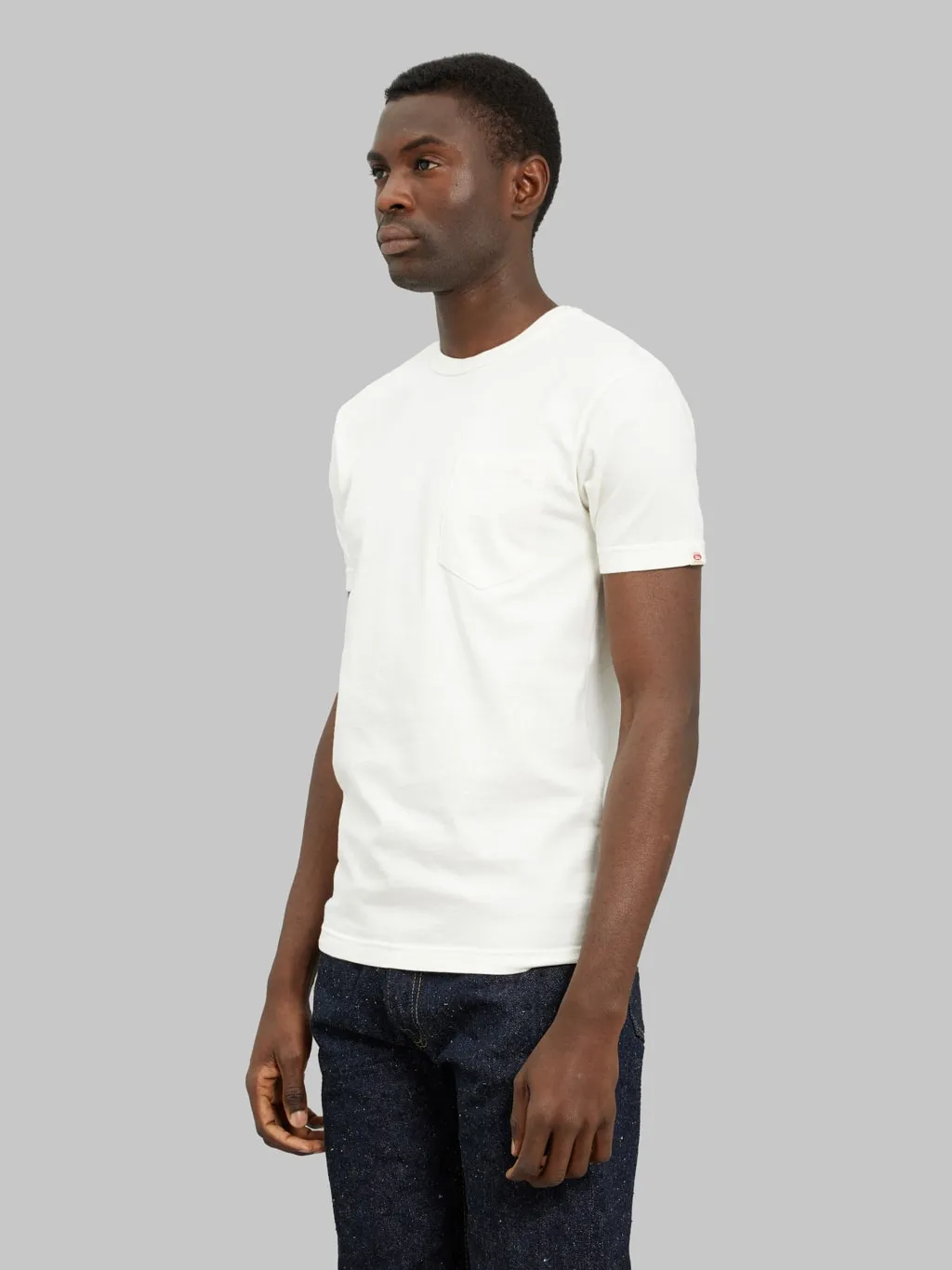 UES Ramayana Crew-Neck Pocket T-Shirt White