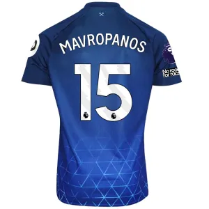 Umbro West Ham Mavropanos Third Jersey w/ EPL   No Room For Racism Patches 23/24 (Navy/Sky Blue)