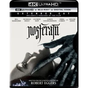 Universal Pictures Nosferatu 4K Ultra HD   Blu-ray   Digital Copy - Extended Cut, Dolby Vision, HDR10