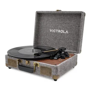 Victrola VSC-680SB-WLN Venture Bluetooth Portable Mid-Century Modern Suitcase Record Player