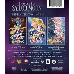 Viz Media 94436353 Sailor Moon Triple Feature Blu-ray Collection - 3 Movies, Subtitled, Anime