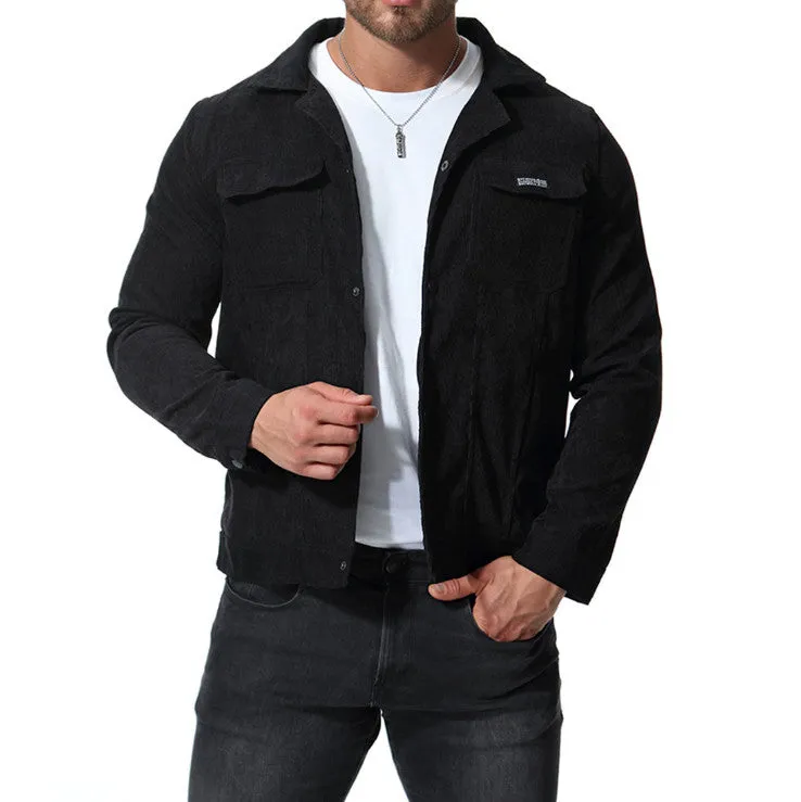 West Louis™ Double Pocket Corduroy Jacket