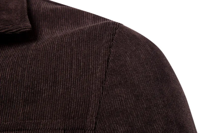 West Louis™ Double Pocket Corduroy Jacket