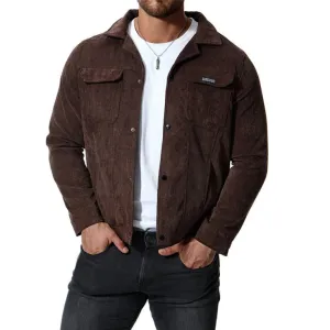 West Louis™ Double Pocket Corduroy Jacket