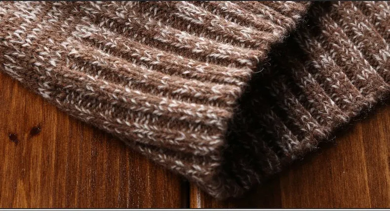 West Louis™ Turtle Neck Thick Acrylic Sweater