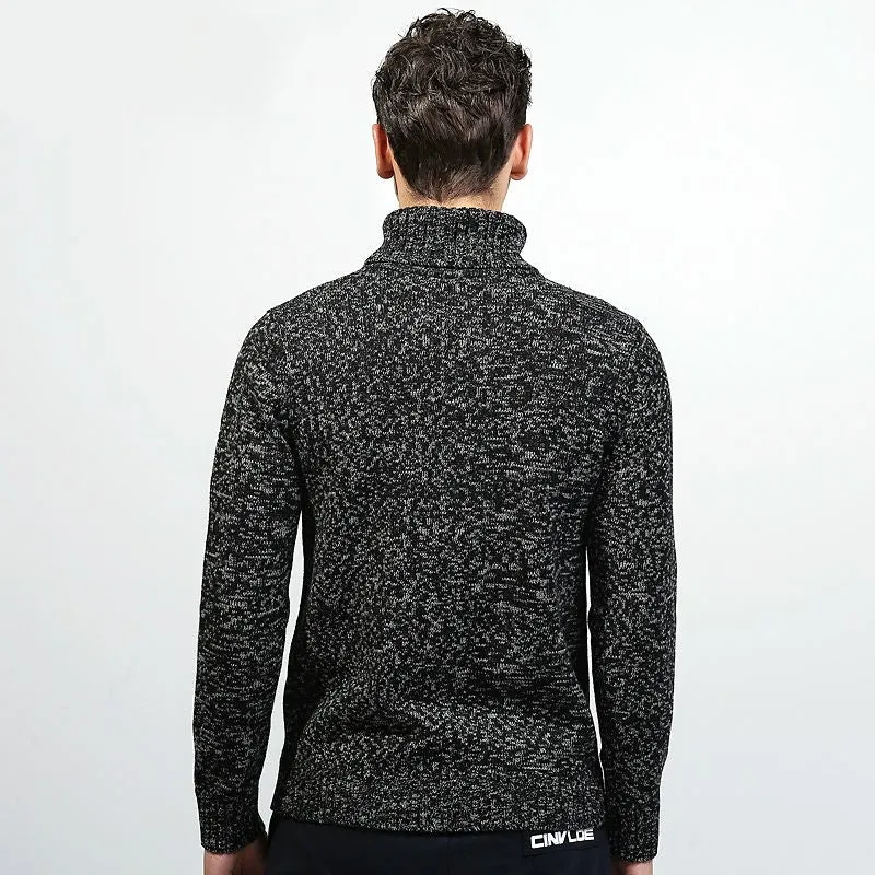West Louis™ Turtle Neck Thick Acrylic Sweater