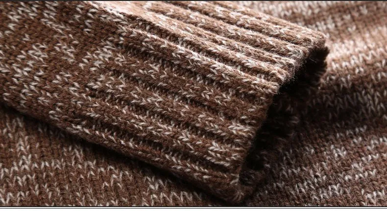 West Louis™ Turtle Neck Thick Acrylic Sweater