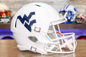 West Virginia Mountaineers Riddell Speed Display Helmet - Stars and Stripes